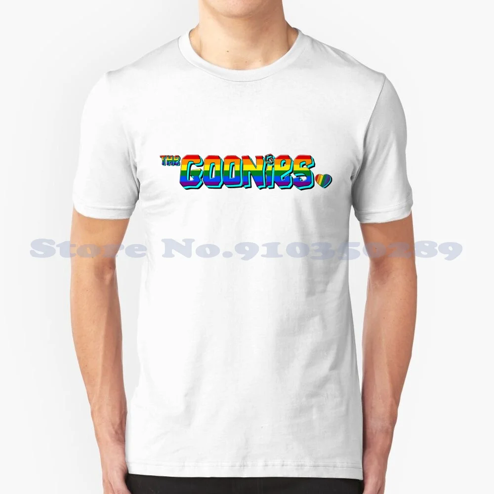 

Модная Винтажная футболка с логотипом гооны, гордости, гордости, любви, никогда не говоря, Die