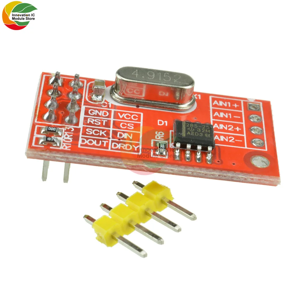 Ziqqucu AD7705 двойной 16-битный ADC модуль сбора данных с входным коэффициентом усиления программируемый интерфейс SPI TM7705