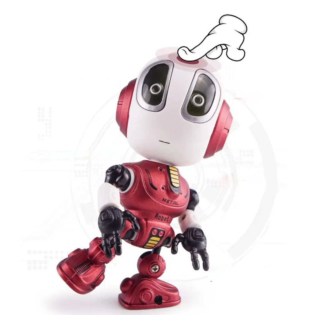 

Three Colors Children's Educational Electric Robot Music Glow Toy Electric Robot Playmate