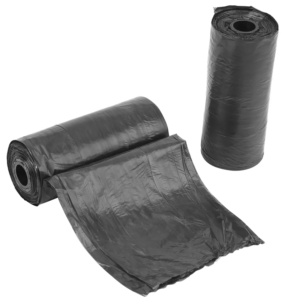 

20 Rolls Dog Poo Bag Trash Garbage Bags Cat Pets Waste Collection Bag Black