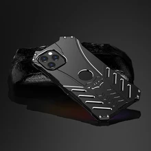 360 Full Protect Aluminum Metal Bumper Case For iPhone 13 12 Pro Max 12 Mini 11 SE 2020 7 8 Plus 6 6s X 10 XR XS Bat Phone Case