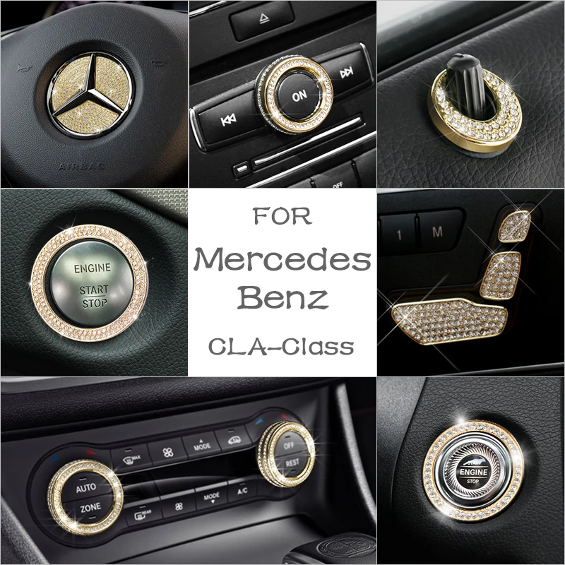 Для Mercedes Benz Аксессуары CLA Класс C117 AMG Bling Стикер Интерьер Детали Украшения Отделка