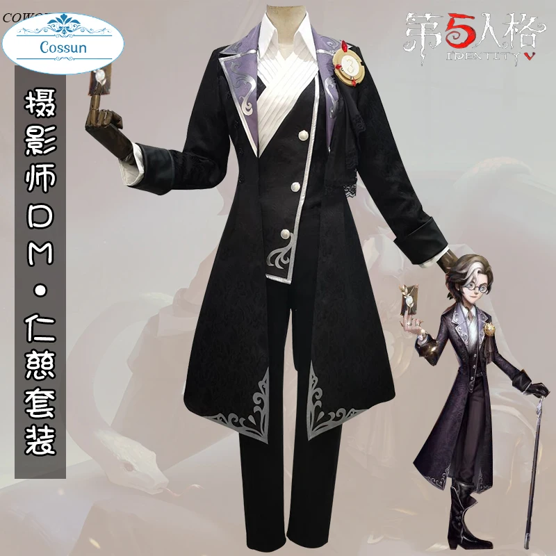 

Anime! Identity V Joseph DM Cameraman Kindness Suit Handsome Uniform Cosplay Costume Halloween Carnival Outfit Unisex 2021 NEW