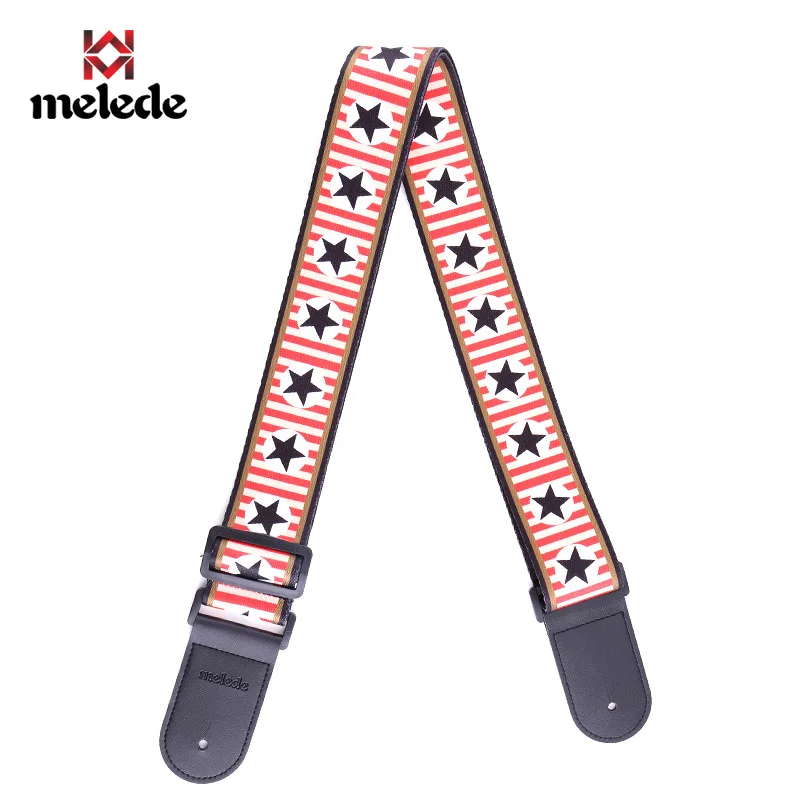 Простой пятиконечный классический гитарный ремешок из высококачественного