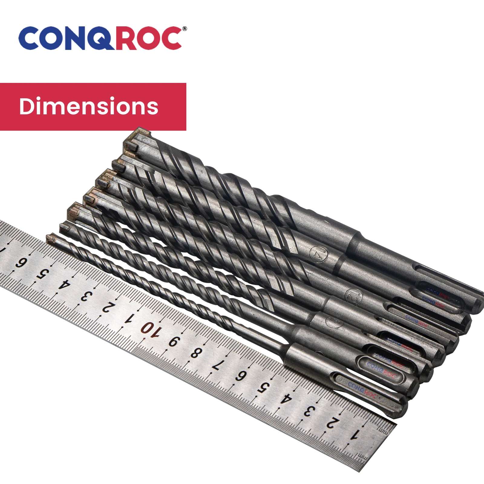 160 мм SDS Plus сверло для кладки многоточечных твердосплавных наконечников 5 | 6 8 10 12 14