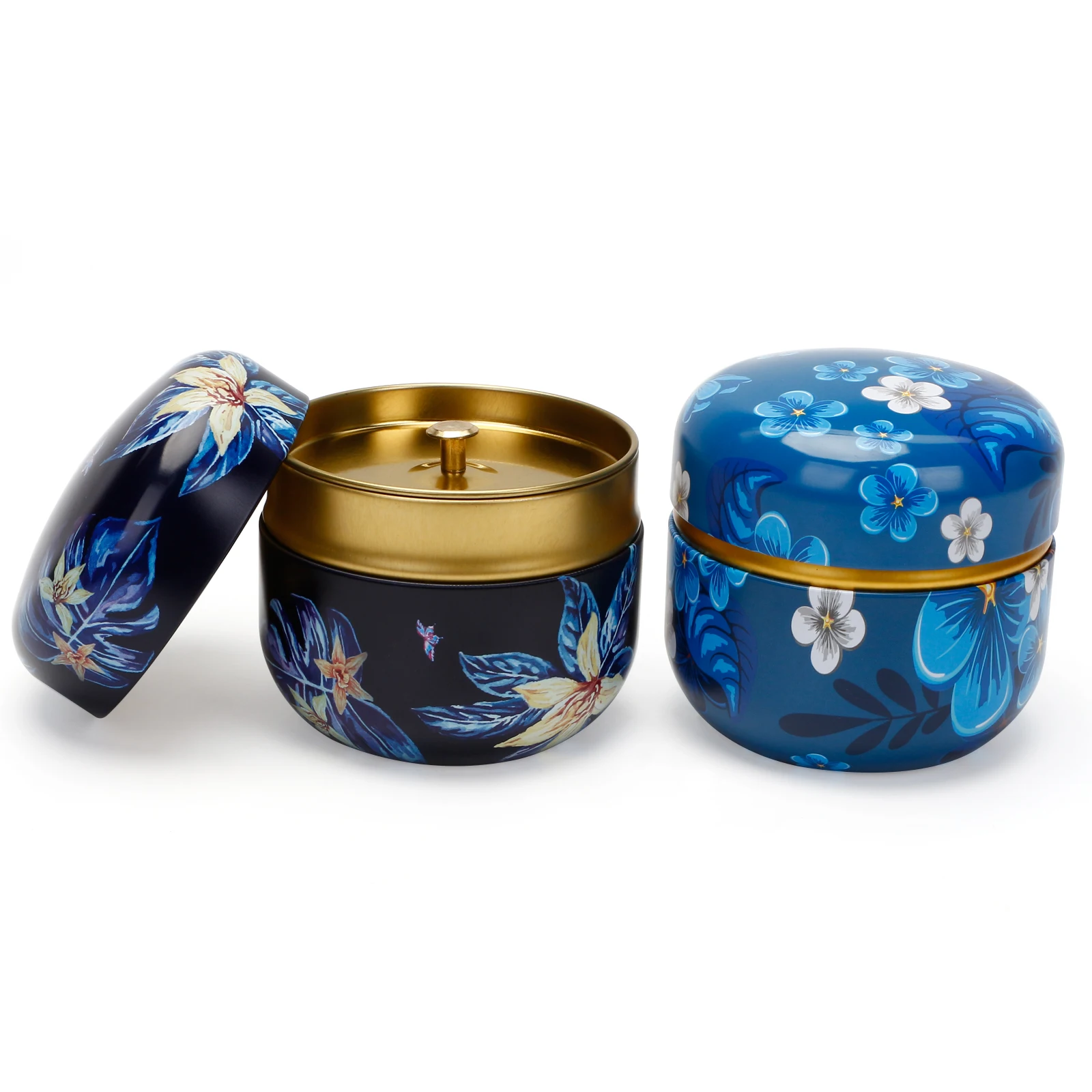 Набор чайных коробок в японском стиле металлические банки для чая контейнеры