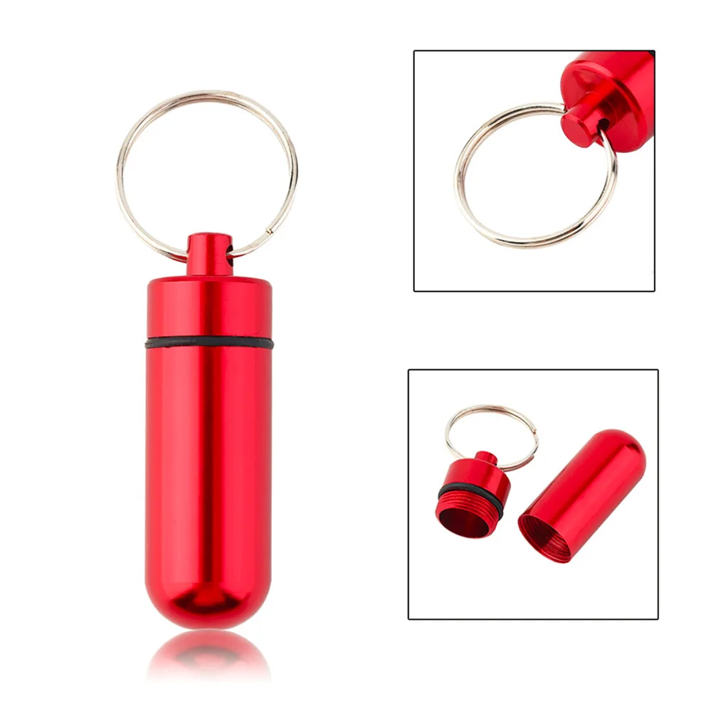 Новинка Высокое качество портативный водонепроницаемый мини синий алюминиевый