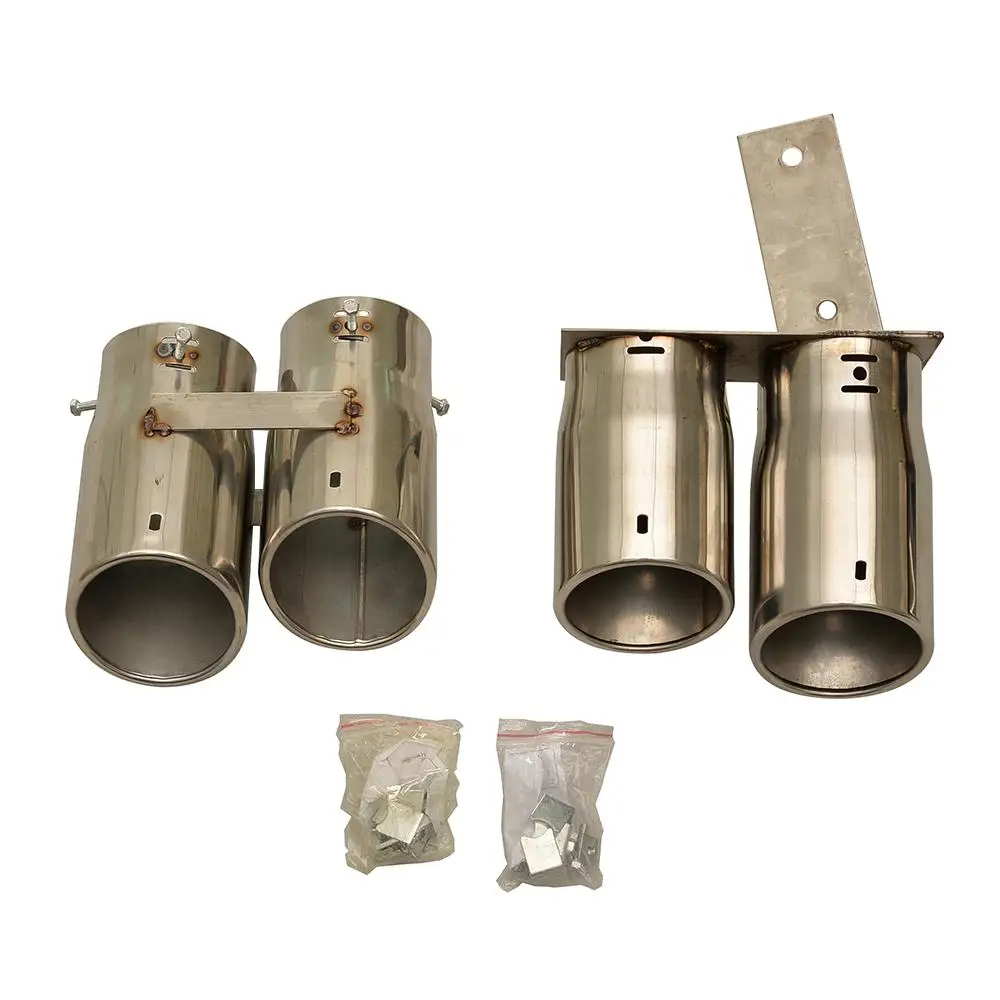 Автомобильные выхлопные трубы глушитель выхлопной конец для автомобиля Audi A4 B8 B9