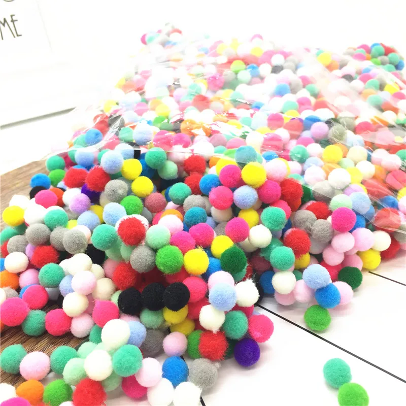 20 мм около 100 шт. помпон оптовая продажа меховой плюшевый шар для рукоделия сделай