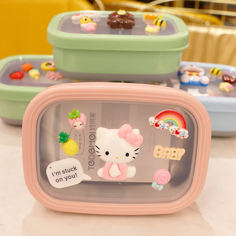 Портативный Ланч бокс для дома и детей школьной работы металлический контейнер