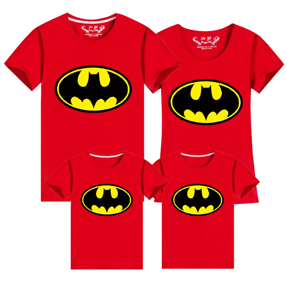 Футболки для родителей и детей хлопковая семейная футболка Харадзюку с