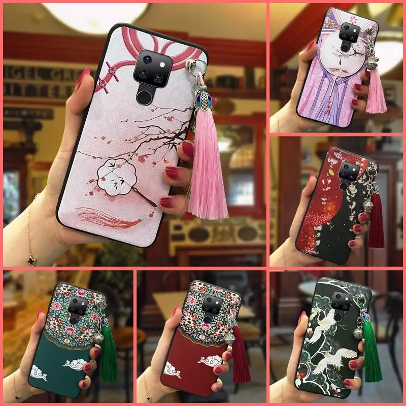 Грязеотталкивающий ремешок для Cubot P30 мягкий чехол с кисточкой в китайском стиле