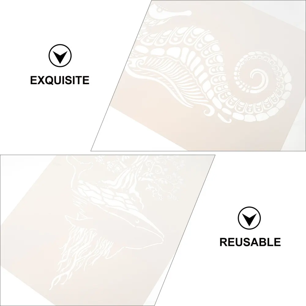 

10pcs Craft Art Painting Templates DIY Stencils Creative Exquisite Stencil