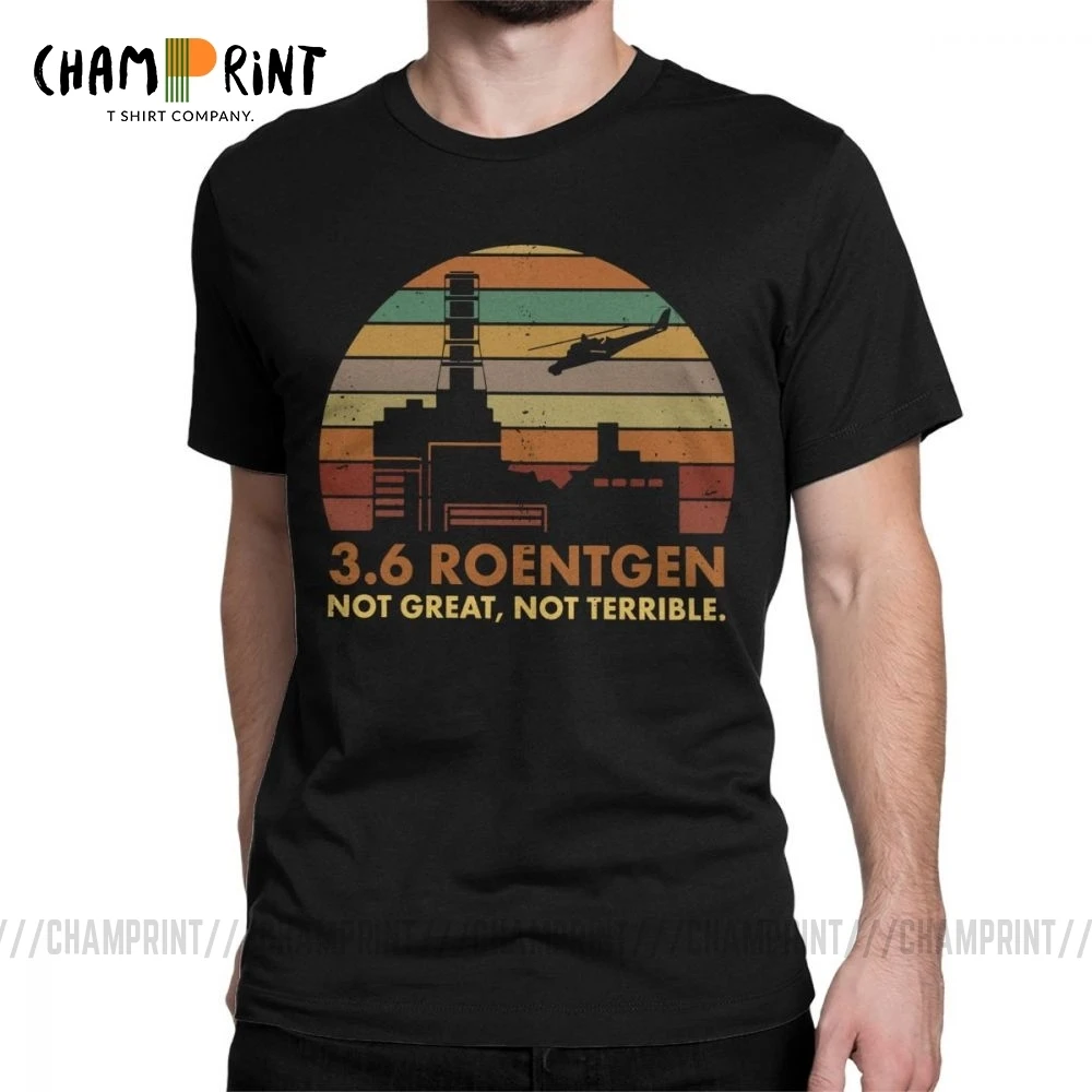 Мужская футболка 3 6 года с принтом Roentgen Not Great грязно топы для ТВ шоу на тему