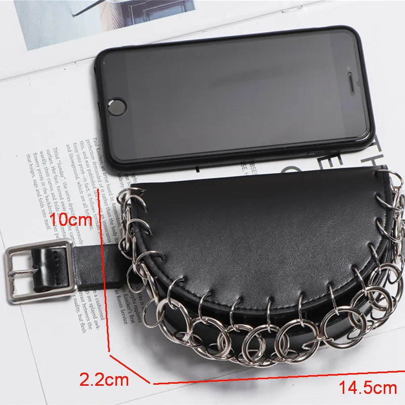 Многофункциональная поясная сумка DAEYOTEN в стиле панк Женская мотоциклетная