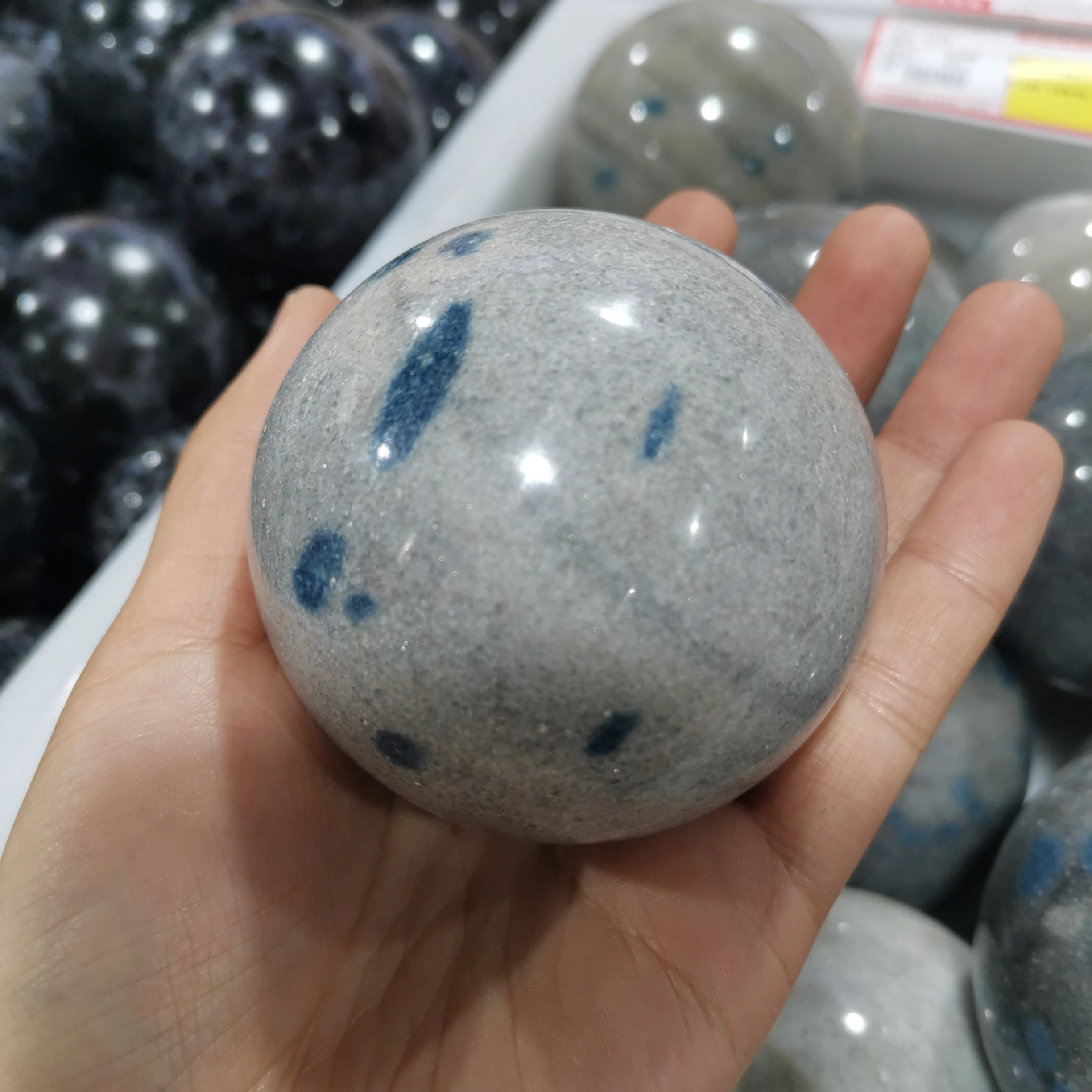 

About 5.5cm Nice Natural K2 Sphere Quartz Balls Crystal Gemstones Meditation Reiki Healing Chakra For Home Decor