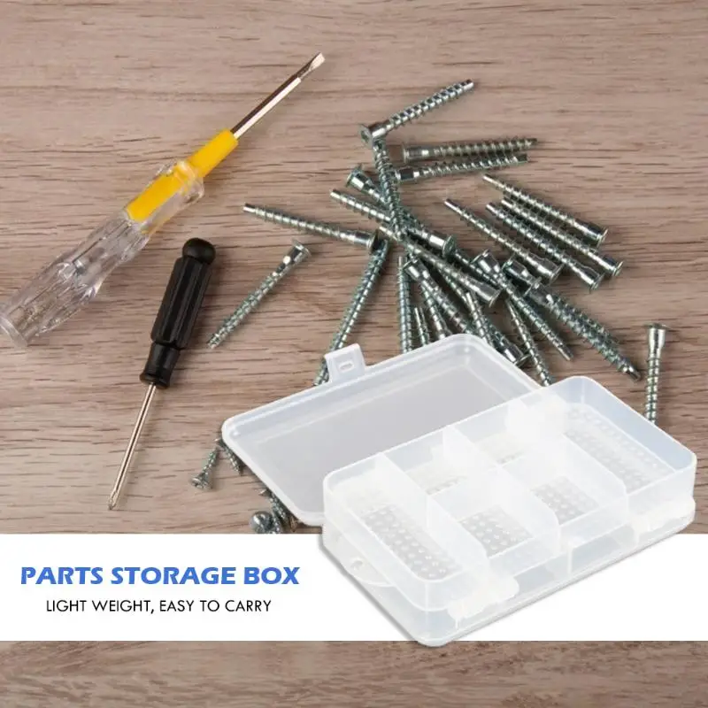 Skill Manufacture 6 Grids Small Parts Container Case Mobile Phone Accessories Multifunction Portable Screws Organizer Box | Инструменты