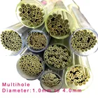 WEDM латунная трубка электрода с несколькими отверстиями 1,01,42,42,73.04.0*400 для сверлильного станка EDM