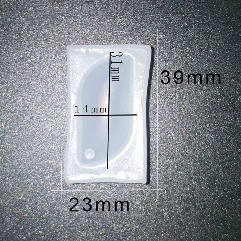 

S Shape DIY Craft Silicone Pendant Water Drop Gem Mold Resin Casing Jewelry Handmade Tool Epoxy Resin Molds
