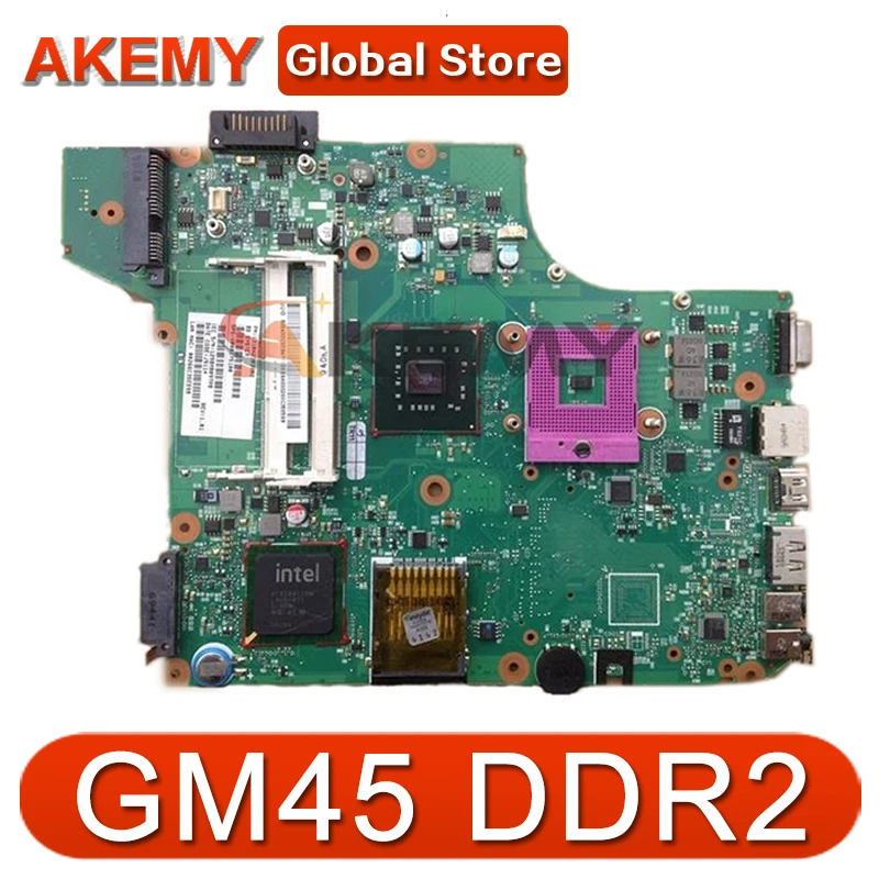

Материнская плата AKEMY PN 1310A2250502 SPS V000175020 для ноутбука toshiba satellite L510 L515 GM45 DDR2