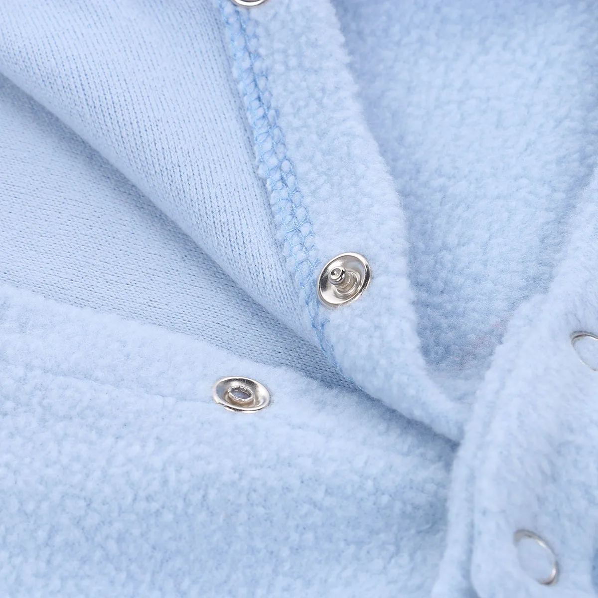 

Newborn Baby Girls Boys Romper Infant Long Sleeve 2020 Winter Warm Jumpsuit, Simple Solid Color Adjustable Belt with Pocket