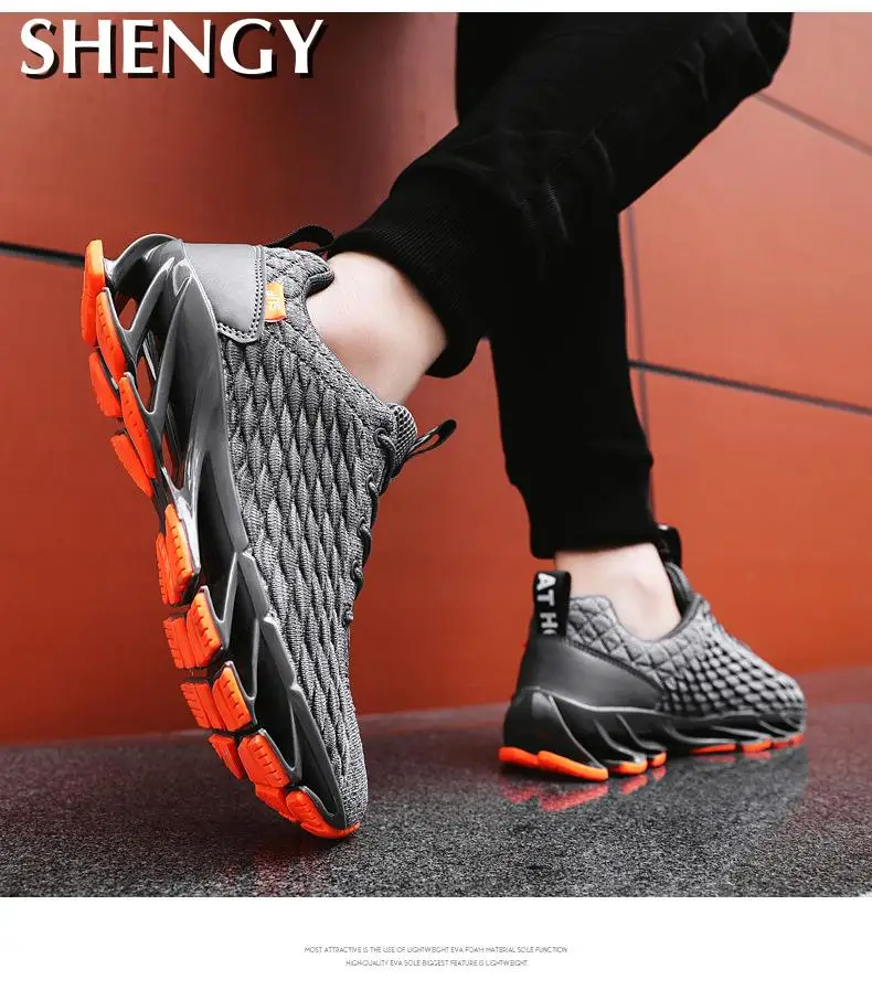 Мужские кроссовки из сетчатого материала черные спортивные Повседневная