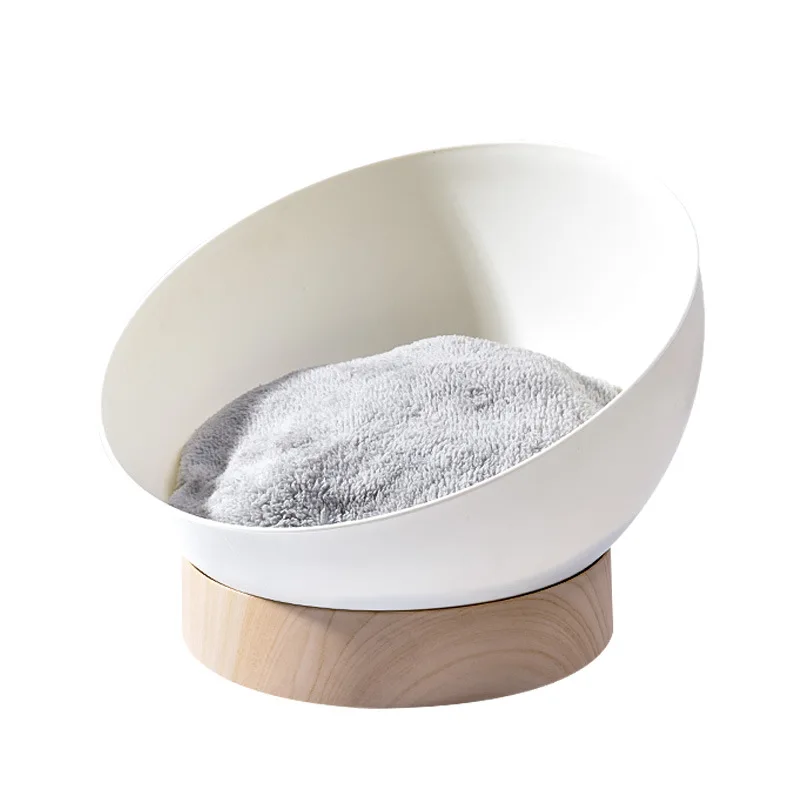 

New comfort spring, summer, autumn and winter open cat dog litter puppy kennel hemispherical pet bed sofa space capsule