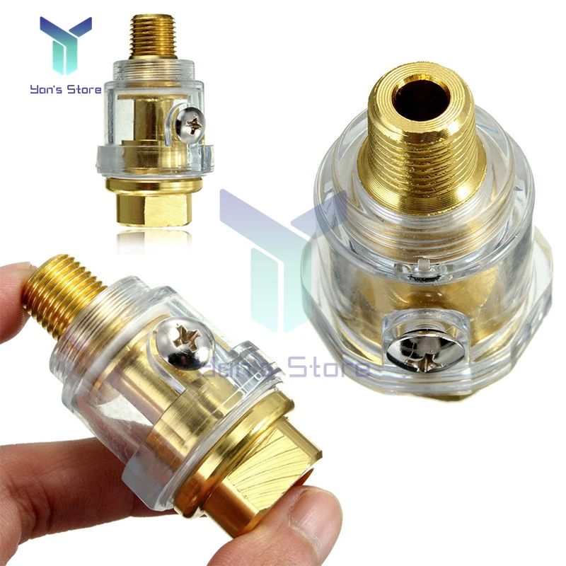 

1/4 Inch NPT Oiler Lubricator for Pneumatic Tool Air Tool Compressor Pipe Hose Oiler Automatic Oiling with Filter Pipe Fittings
