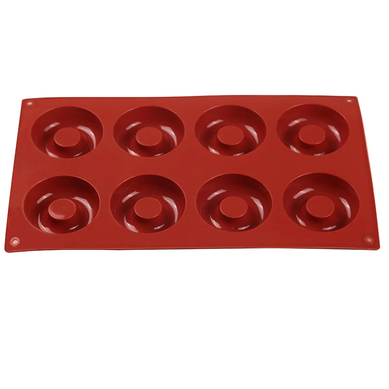 

8-Cavitie Donut Silicone Mould Silicone Cake Mold Non-Stick Dessert Baking Household DIY Easy Demoulding Homemade Tools