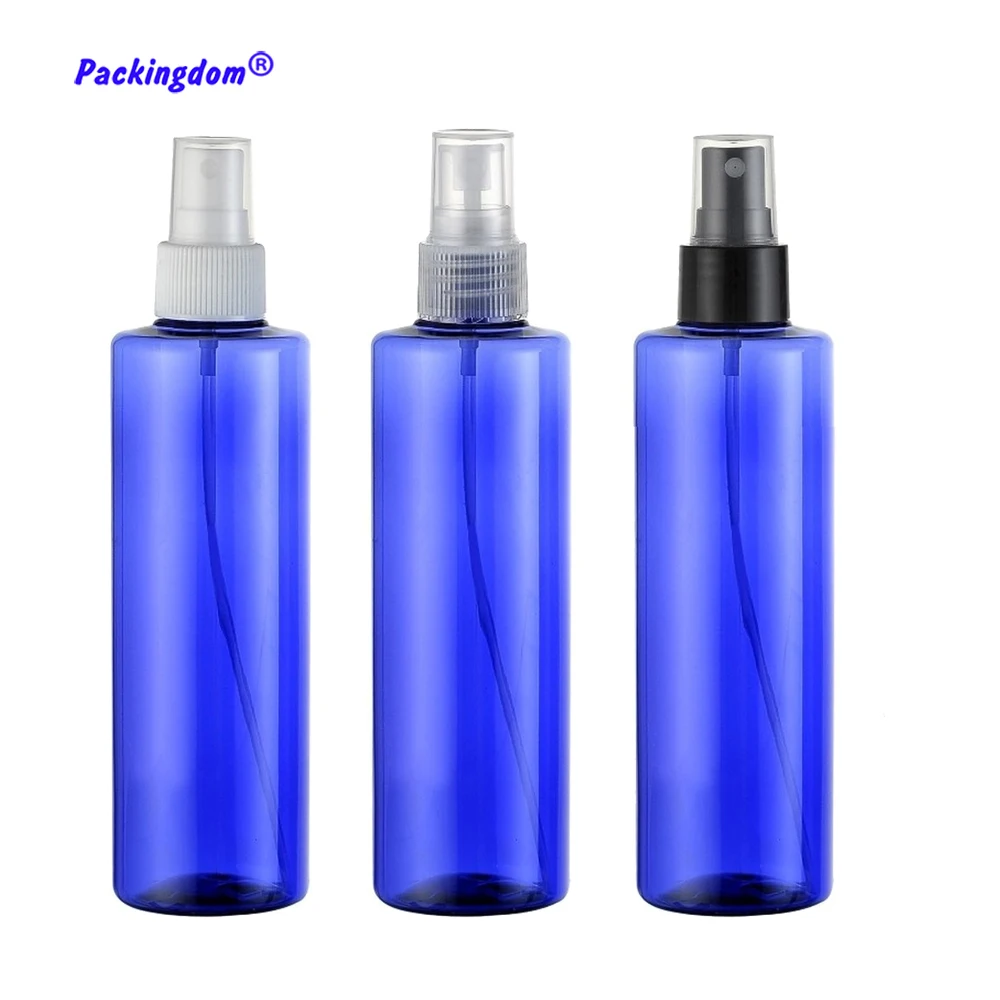 10 шт Бутылка для духов Янтарная стеклянная бутылка синего цвета пустые Пластик