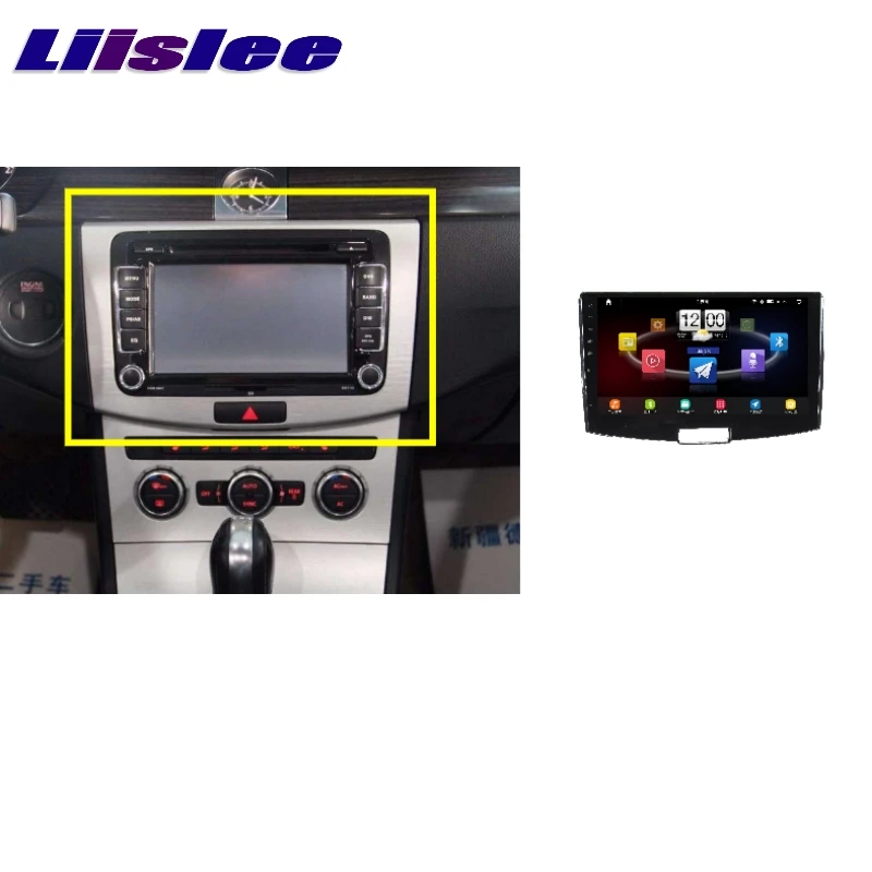Для Volkswagen VW B7 Passat Magotan LiisLee Автомобильный мультимедийный ТВ DVD GPS аудио Hi Fi Радио