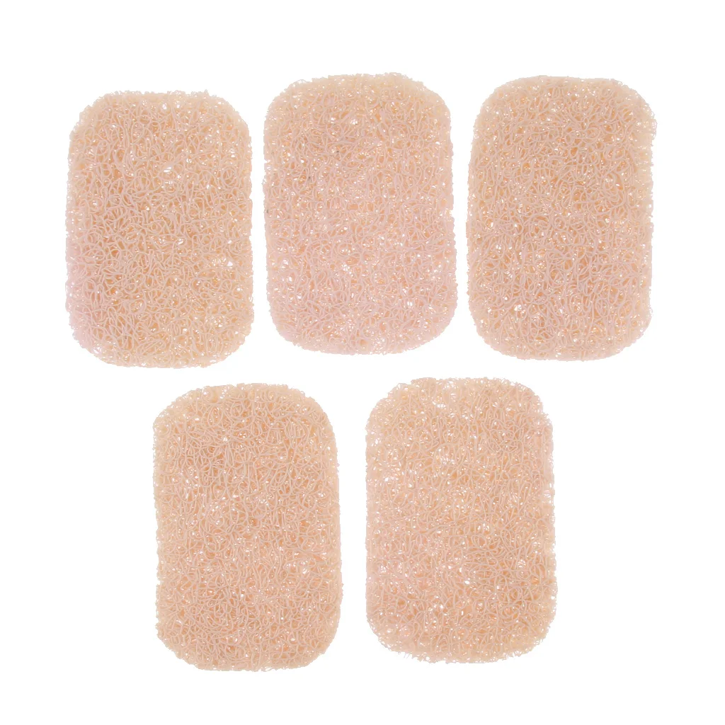 Pack of 5pcs Bathroom Shower Soap Bar Saver Lift Holder Dish Sponge Rack Tray Organizer for Kitchen Home Hotel Office | Красота и