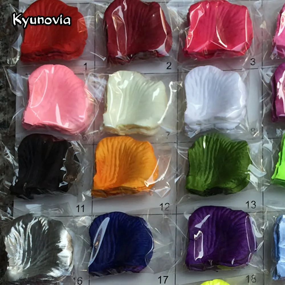 Искусственные шелковые лепестки роз Kyunovia украшение для свадебвечерние оптовая