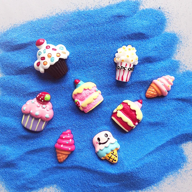 1 комплект DIY искусственная задняя сторона Kawaii плоская мини-картинка мороженое