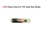 Чип для автомобильного ключа CHKJ 1 шт. чип для чипа OEM ID48 чипы для автомобильного транспондера стеклянный чип ID 48 разблокированный чип для VW Audi Seat Skoda Porsche