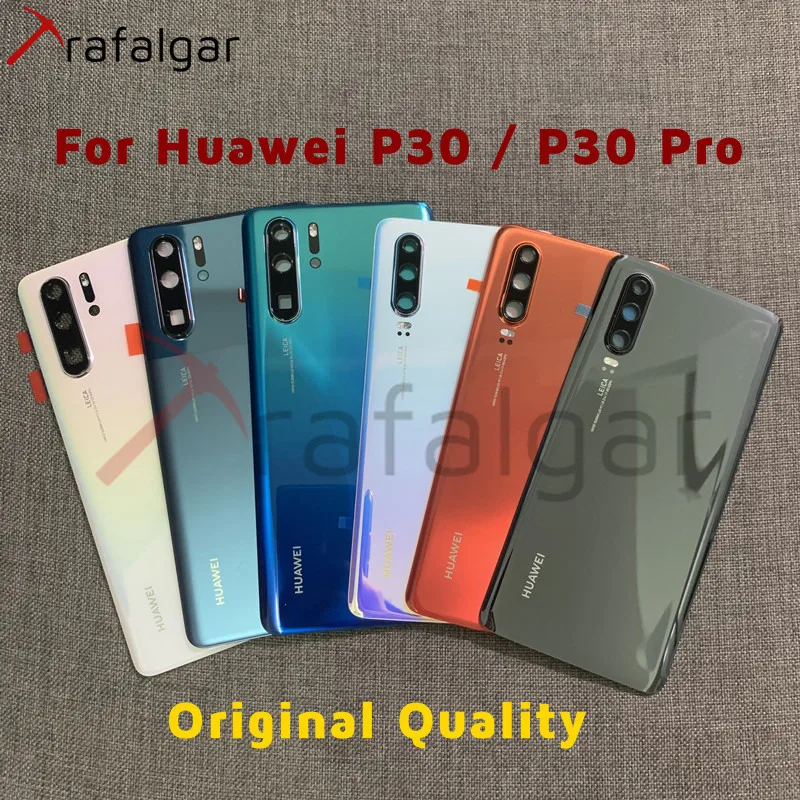 Оригинальная Новинка для Huawei P30 Pro задняя крышка батарейного отсека стеклянная
