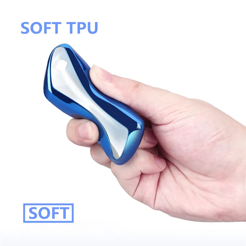 

For Audi A1-A7 TT Q3 Q5 Q7 R8 S6 S7 S8 SQ5 RS5 TPU protective case of car key High grade car key bag Fashion car key protection
