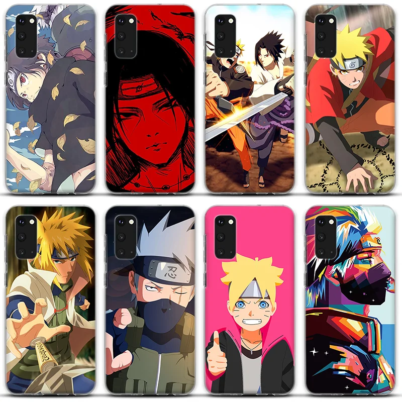 

Anime Ninjutsu Silicone Case For Samsung Galaxy S8 S9 S10 S20 S21 Plus Note 20 Ultra 10 9 8 A51 A50 A71 A70 A520 Cover