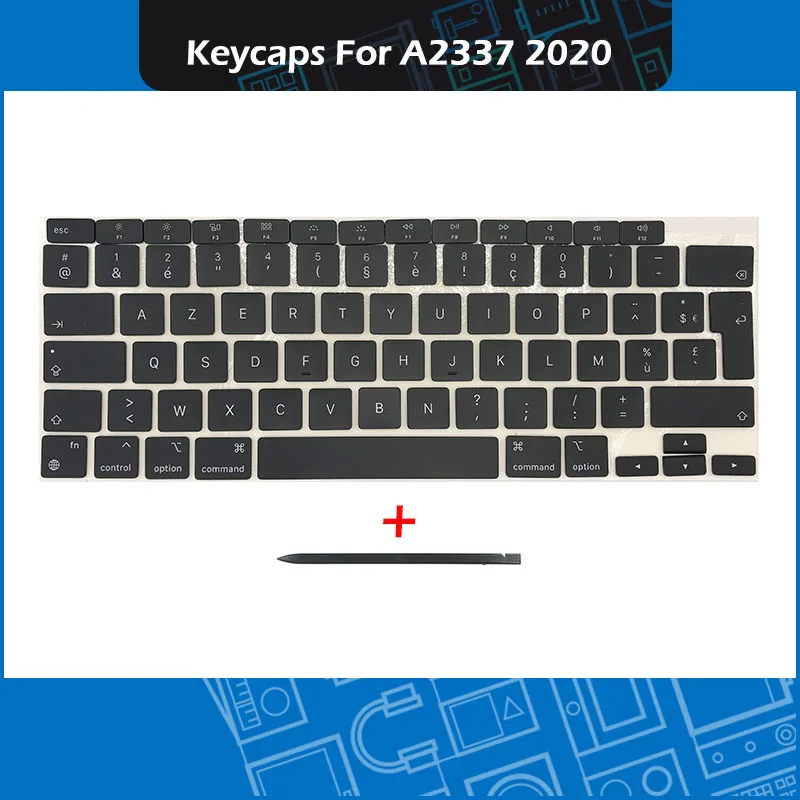 

5 set 10 set M1 Laptop A2337 AZERTY Français keycap French Keycaps For Macbook Air Retina 13" A2337 Keys Keyboard Repair