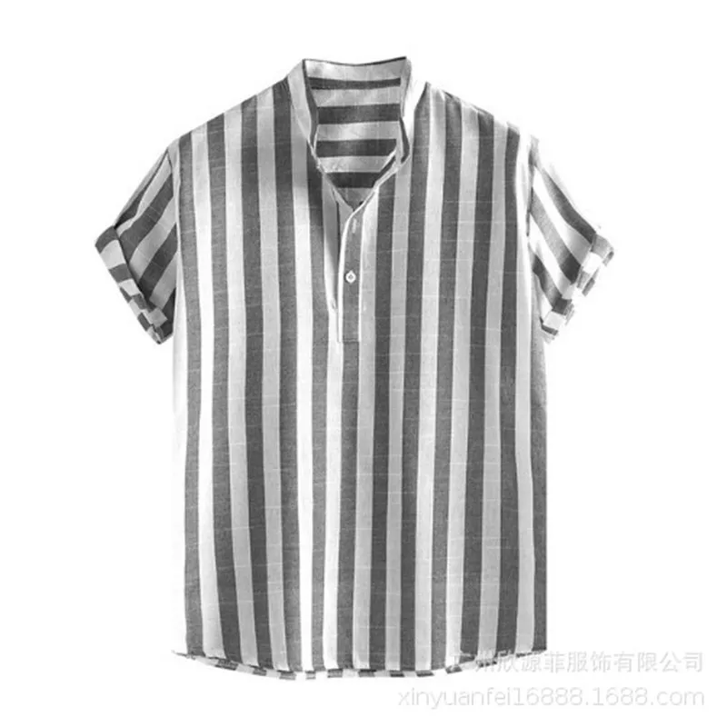 

Men Shirts 2021 Fashion Vintage Newspaper Print Mens 65% Cotton Casual Holiday Short Sleeve Shirts For Men Hawaiian Shirt