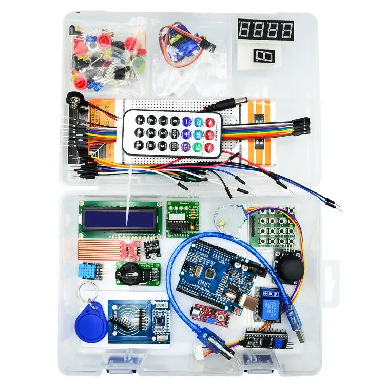 Для Arduino RFID стартовый набор MEGA328P UNO R3 ch340g обновленная версия Обучающий набор оптом с розничной коробкой - Цвет: CH340G MEGA328P