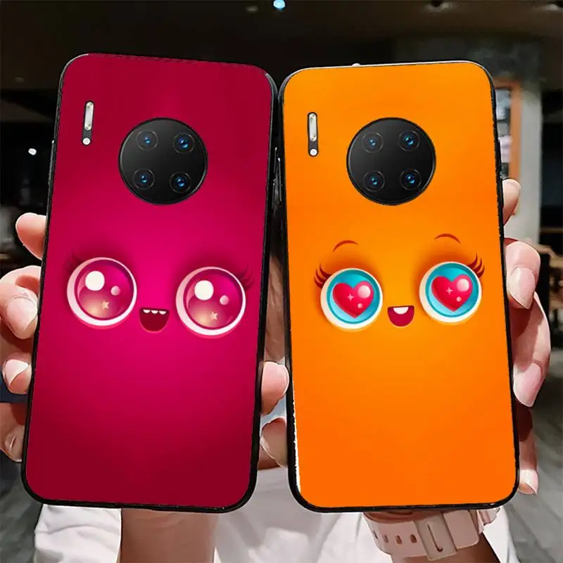 

Yinuoda Funny Face Phone Case for Huawei Mate 20 10 9 40 30 lite pro X Nova 2 3i 7se