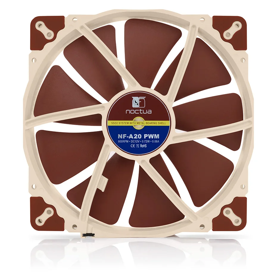 

Noctua NF-A20 200mm Computer Case Cooling fan 3pin/4pin PWM quiet Radiator fans 200x200x30mm CPU cooler fan