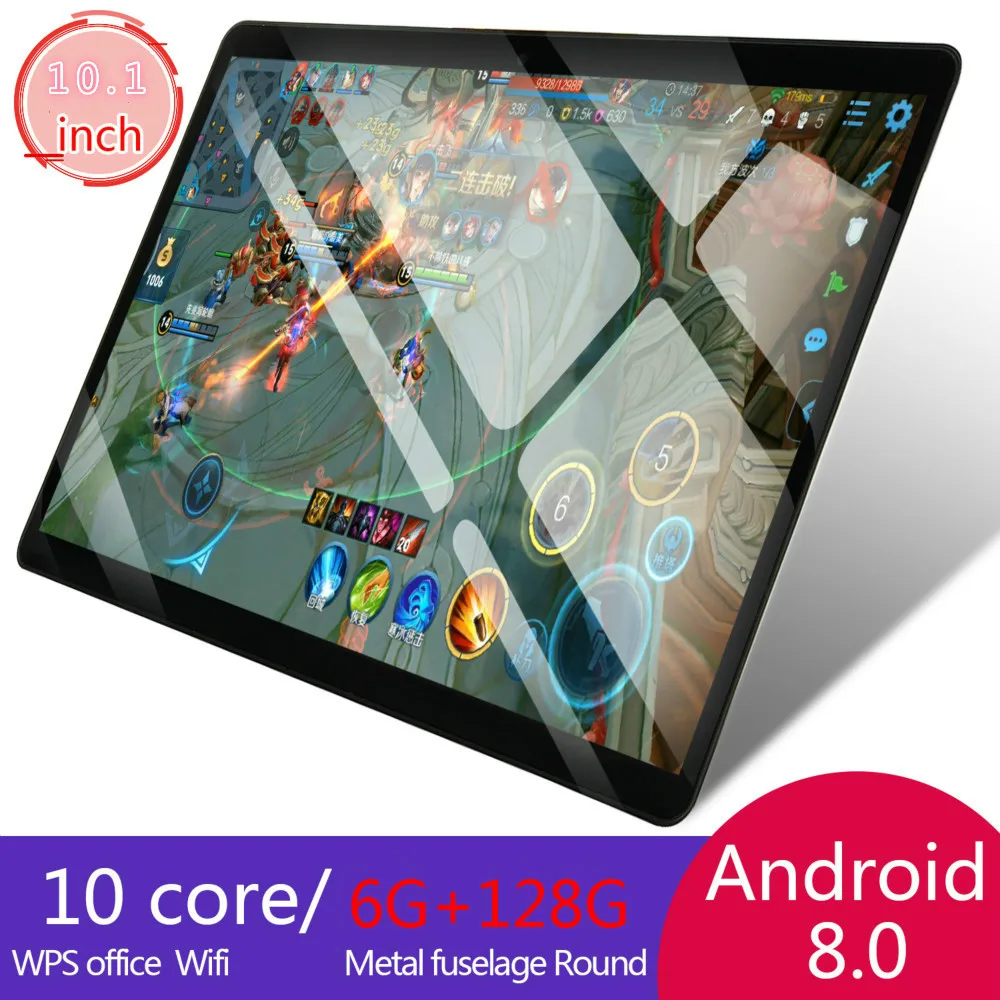

2021 WiFi Tablet PC 1280*800 IPS Screen 10.1 Inch Ten Core 6G+128G Android 9.0 Dual SIM Dual Camera Rear 5.0.0MP IPS