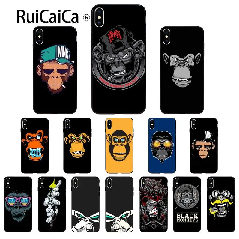 Чехол для мобильного телефона Ruicaica Art Animal gorilla в форме обезьяны шимпанзе Apple iPhone 8 7