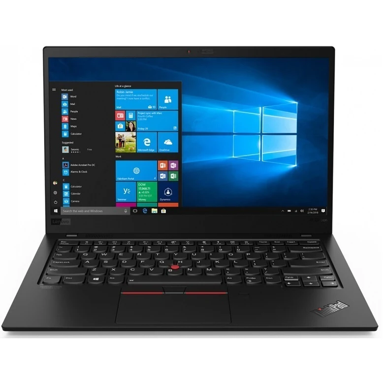 Ноутбук Lenovo ThinkPad X1 Carbon (Gen 7) 14&quot IPS Core i7-8565U 16 Гб SSD 512 Intel UHD Graphics 620 Win10 20QD0037RT |