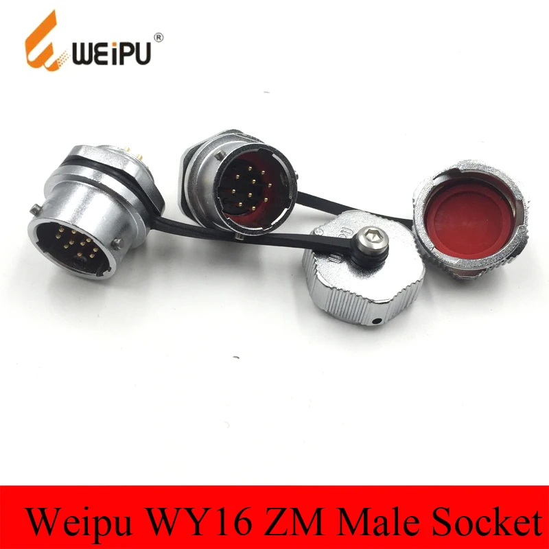 Оригинальные Weipu WY16 разъем MaleZ ZM ZG розетка 2 3 4 5 7 9 10 Pin Круглый задний 2-отверстие