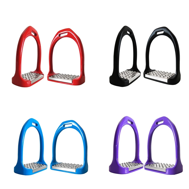 

New Sale Stirrup Leathers Non-Slip Stainless Steel Lightweight Saddle Equestrian Safety Pedal Riding Equipment