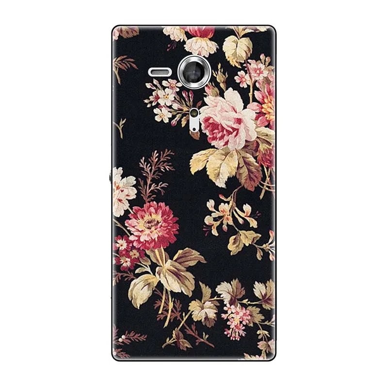 Телефонные чехлы для sony Xperia SP M35 M35h M35C C5303 C5306 C5302 чехол с принтом(розы); волк милый чехол-крышка с узорами чехол для телефона чехол Fundas Para - Цвет: A286