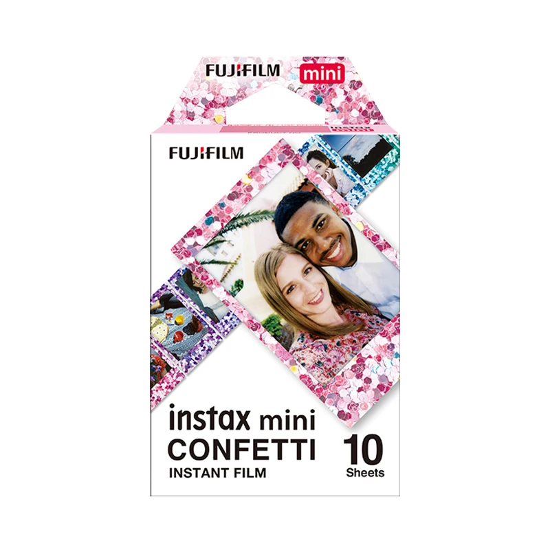 1 упаковка Minion Banana Fujifilm Instax Mini пленка для Mini 8 7s 7 50s 50i 90 25 dw Share SP-1 Polaroid мгновенная фотокамера - Цвет: confetti